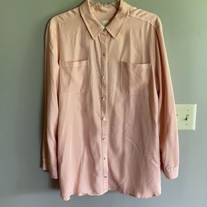 Pale Peach Button Down sz 2